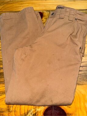 Duluth Trading Flex Fire Hose Men's Cargo Pants Khaki/Tan 36x32